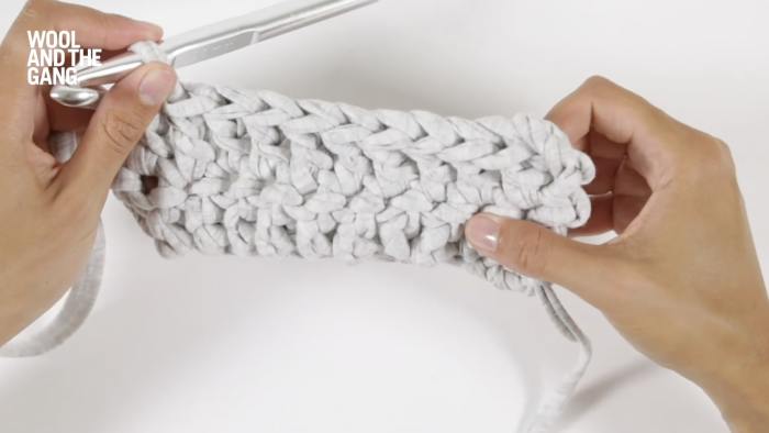 How to Crochet Double Crochet - Step 13