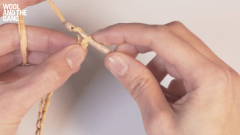 How to Make Double Crochet Chain Spaces - Step 2