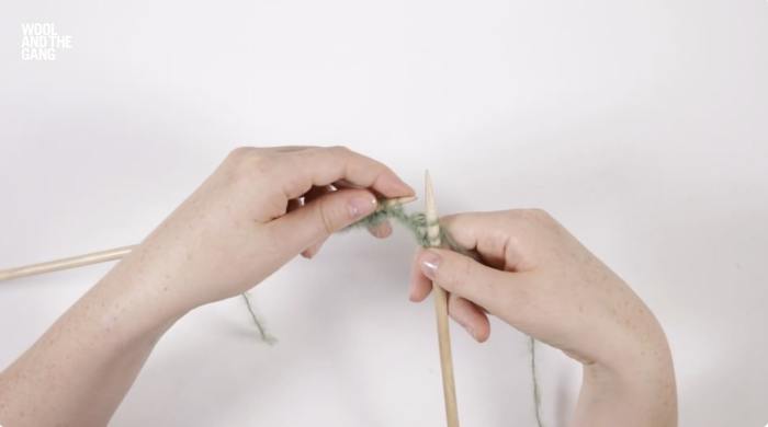 How To Knit Chevron Lace Stitch - Step 3
