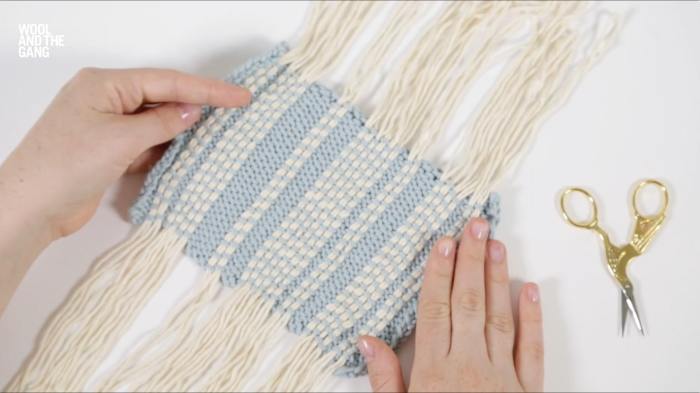 How To Knit Reverse Stocking Stitch By Weaving Through - Step 10