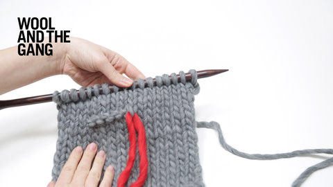 How To: Unravel Your Knitting - Step 2