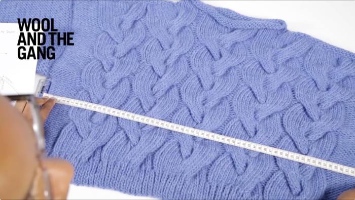 How to Measure Your Knitting - Step 3