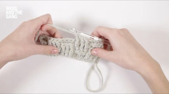 How To Crochet Basketweave Stitch - Step 12