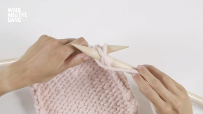 How To: Knit Purl Stitch - Step 3