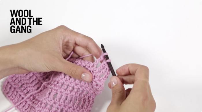 How to crochet: A treble crochet decrease - Step 4