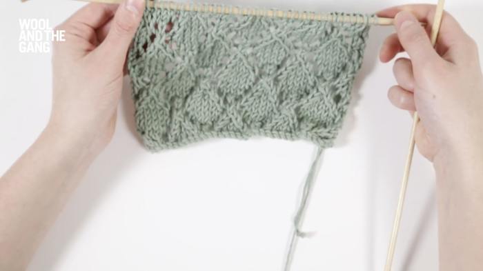 How To: Knit The Openwork Diamond Pattern - Step 6