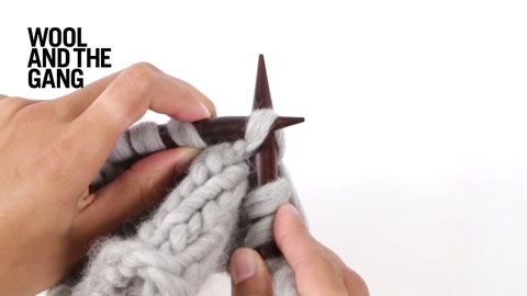 How to: knit a central decrease - Step 5