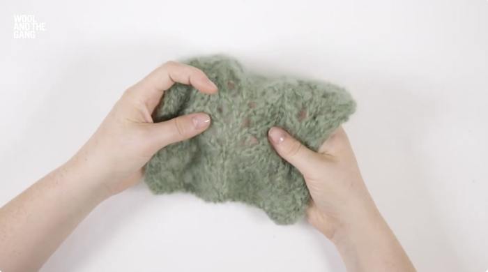 How To Knit Chevron Lace Stitch - Step 18