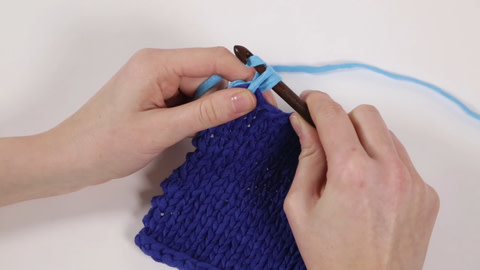 How to Crochet Crab Stitch - Step 5