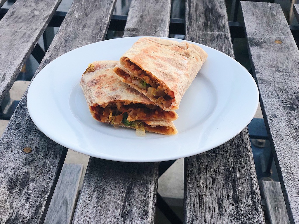 Red lentil durum from Sofra café