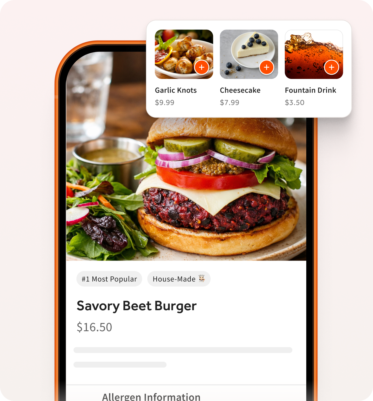 Automatic menu and hour updates