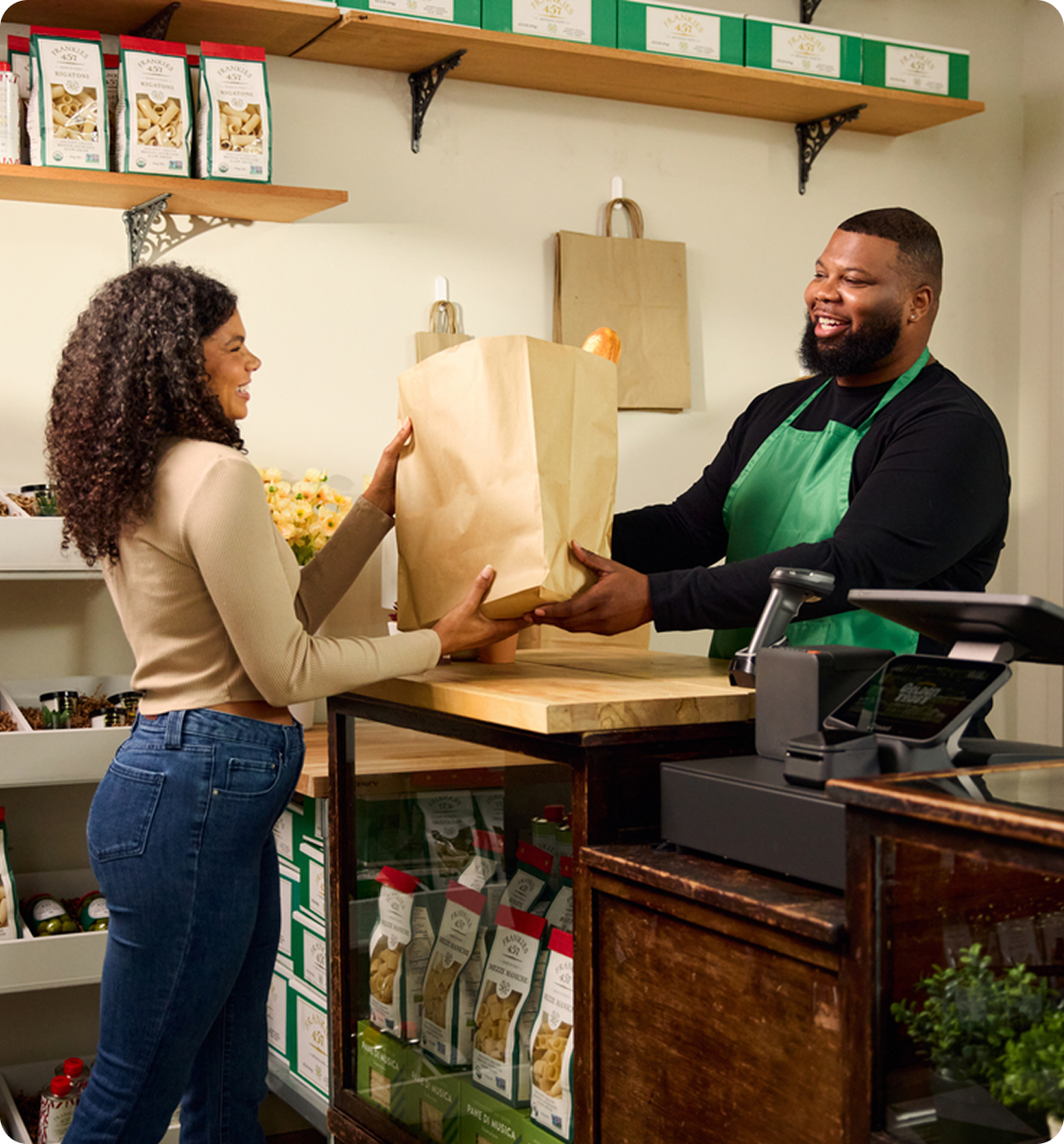 Retail POS Tap Reveal