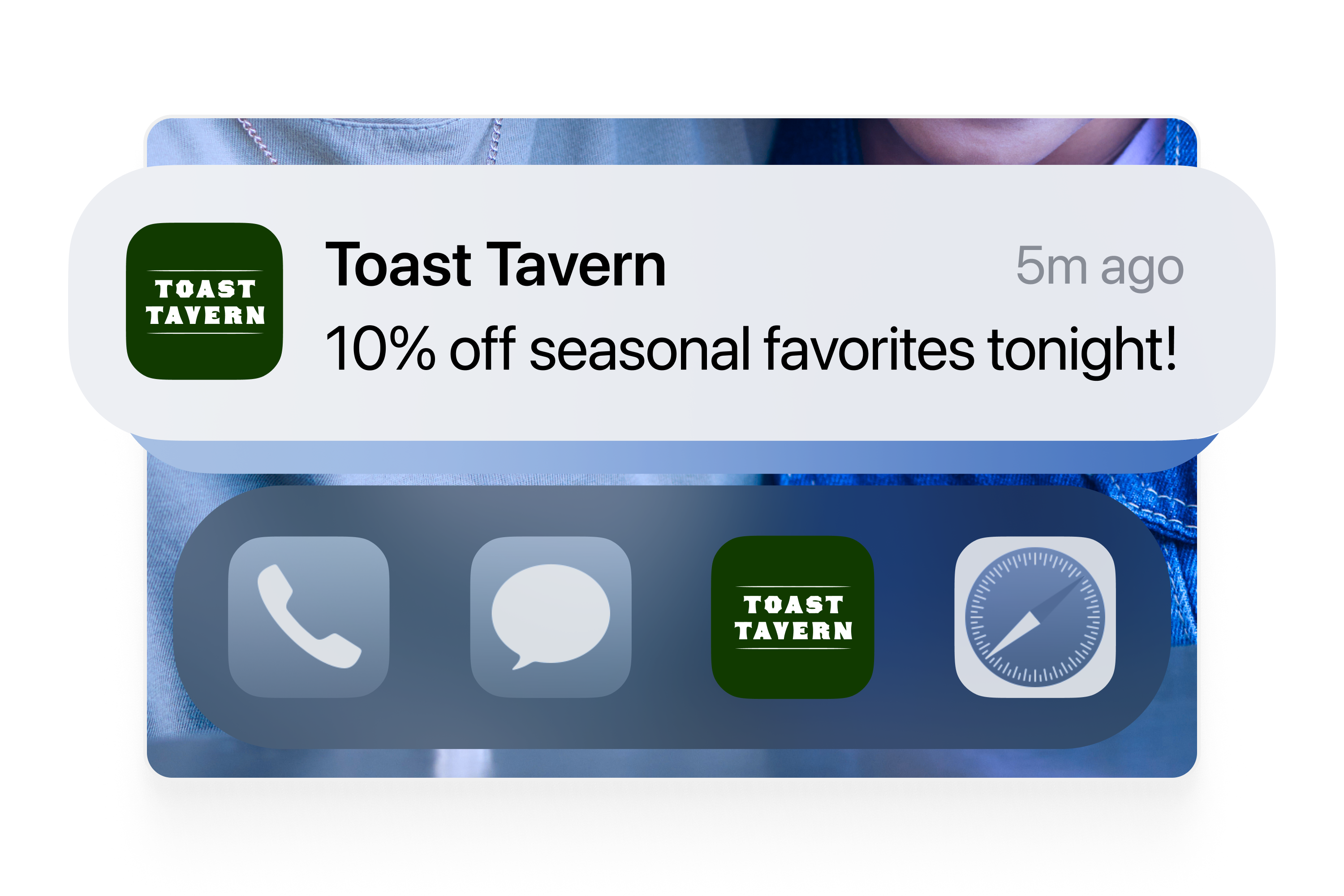 Branded Mobile App - L1 UI Snippet - Push notifications Tavern