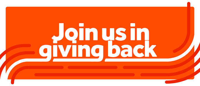 Join us in giving Back