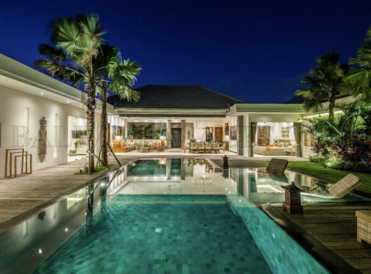This is the Berawa villa's swimming pool