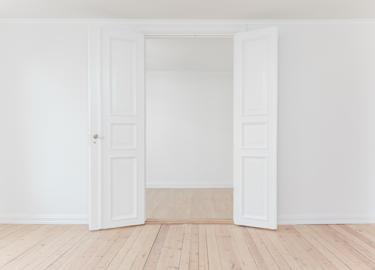 A clean and empty room