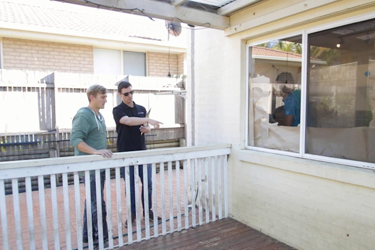 People doing an inspection