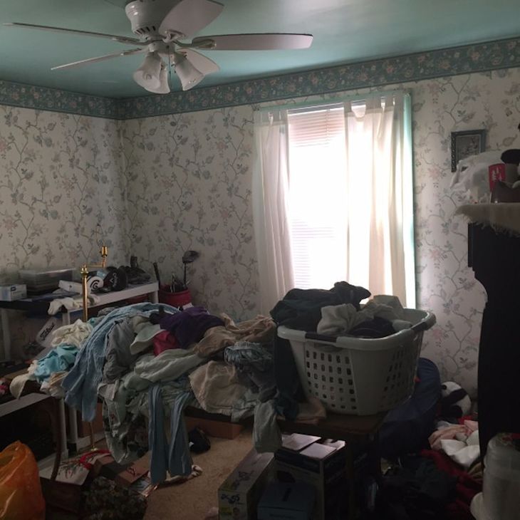 A room full of laundry