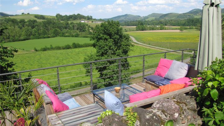 This is a view of the countryside in France