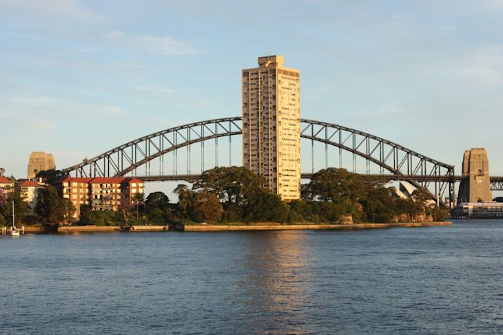 The Blues Point tower in Sydney
