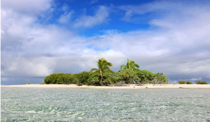 This is a photo of an island in French Polynesia