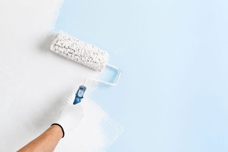 A freshly painted wall to sell your home