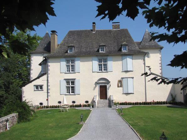 This is a chateau in the Pyrenees region in France