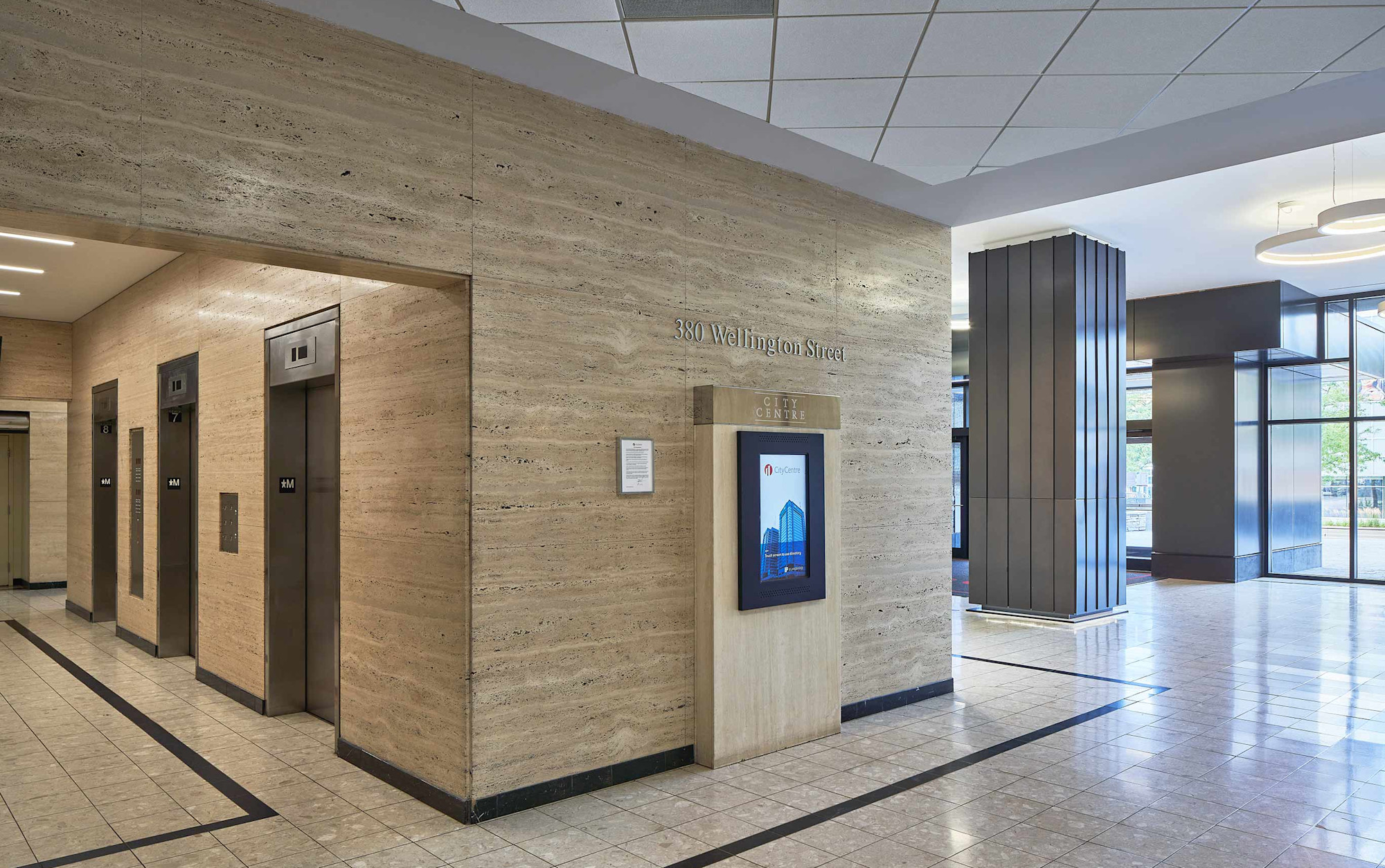 London City Centre Lobby Elevators