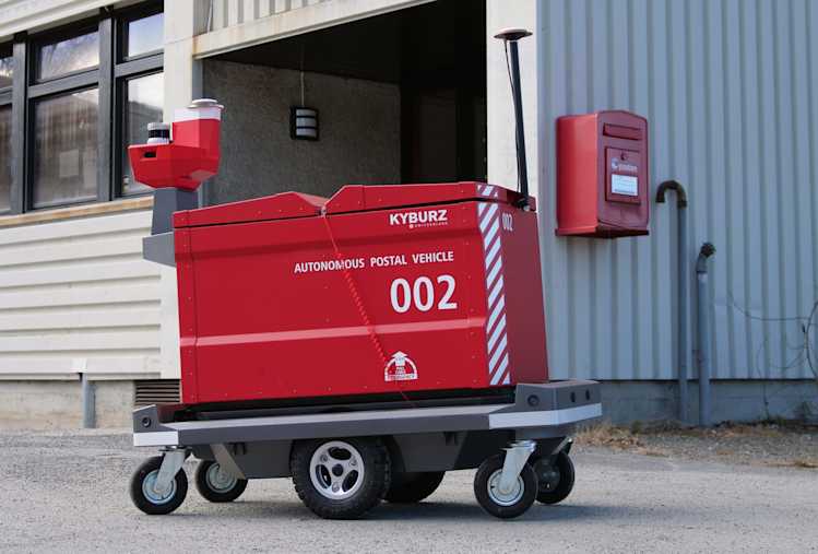 Kyburz autonomous delivery vehicle