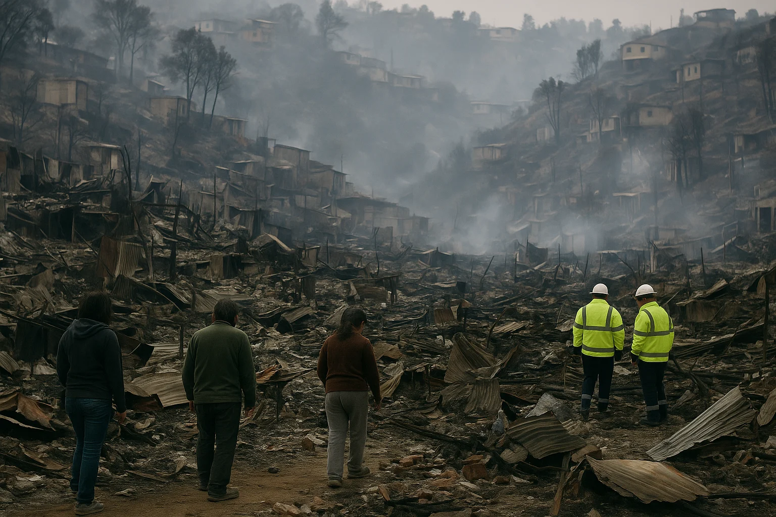 The Great Fire of Valparaíso