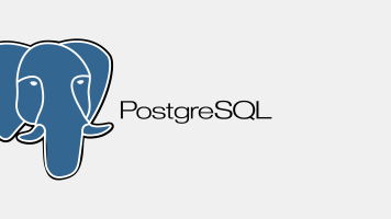 Logo van PosstgreSQL, olifant met daarnaast de tekst