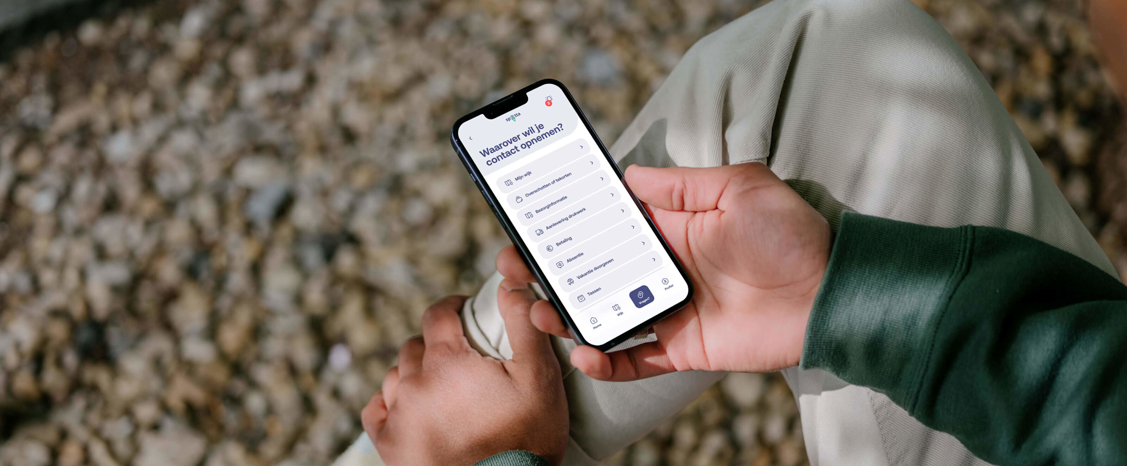 spotta native app bezorger iphone gebruikerstest