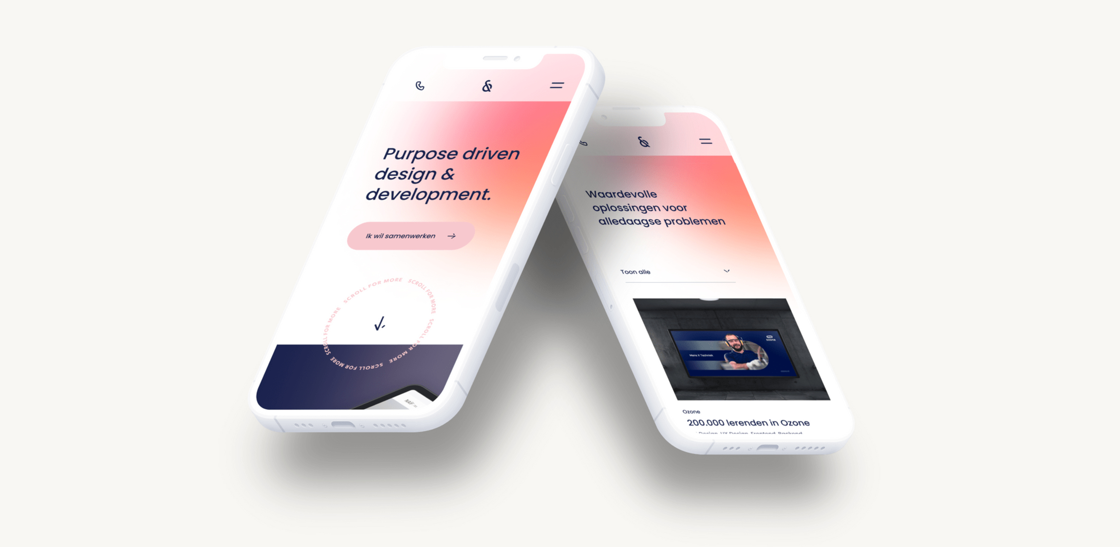 Rebranding twee telefoons
