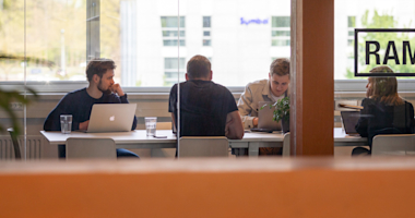 De meeting ruimte genaamd RAMS.