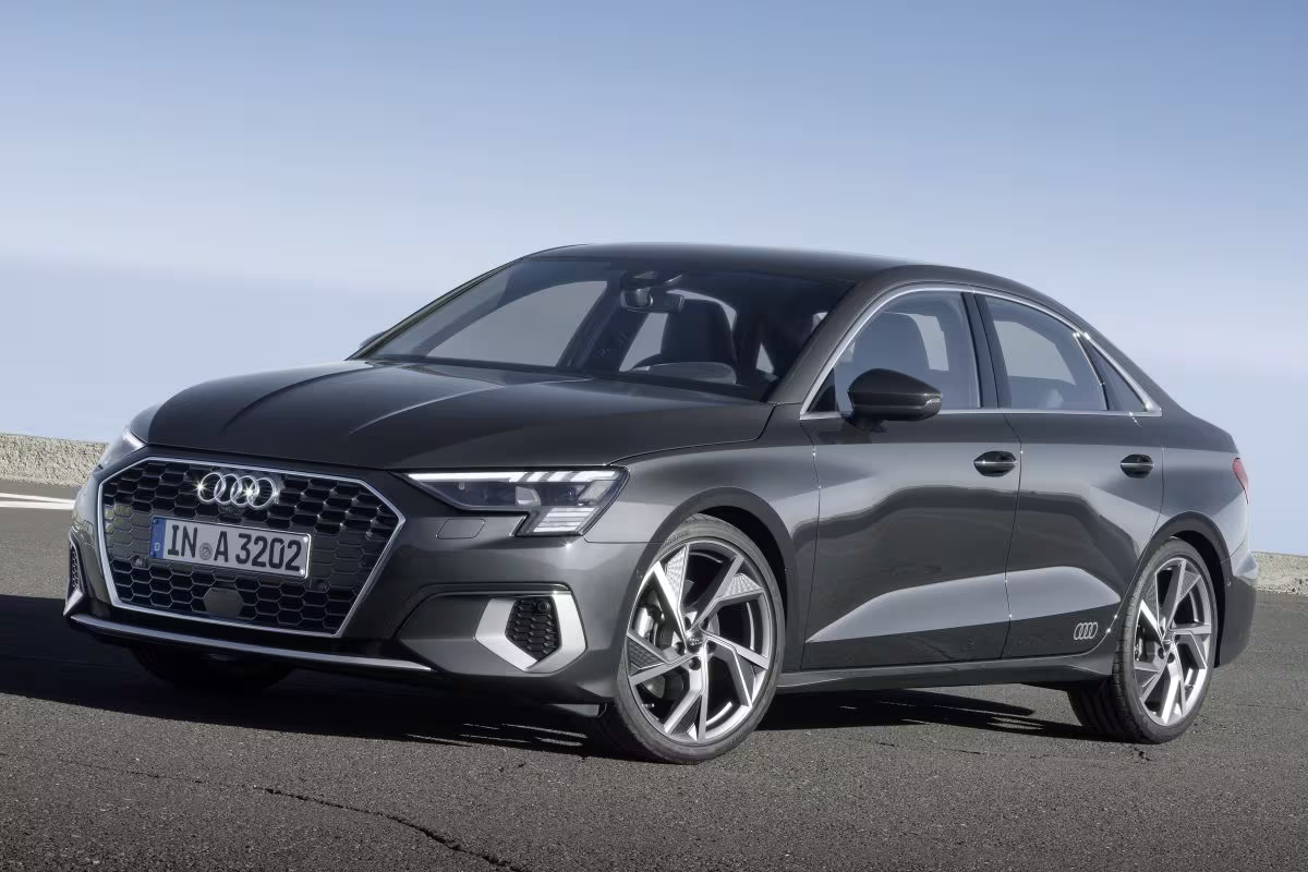 Audi A3 2020 Limousine sedan black front