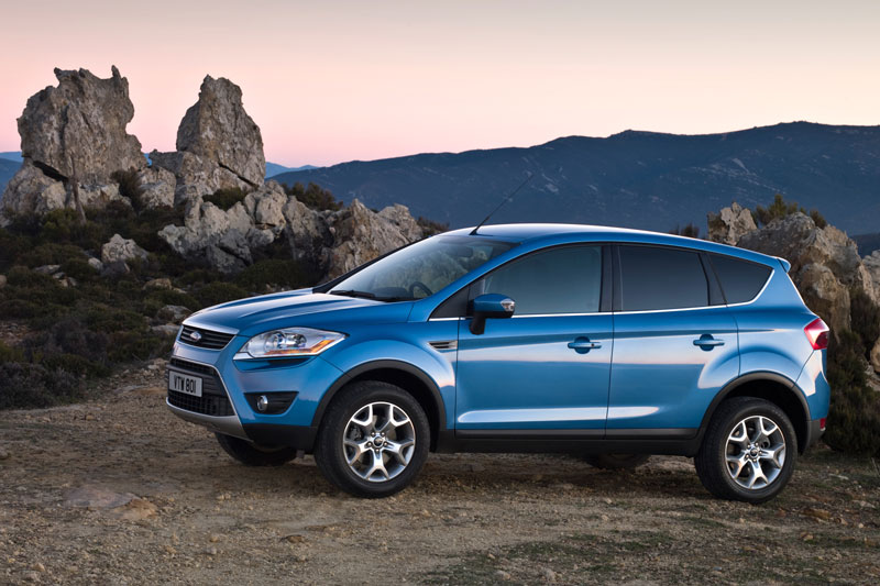 Ford Kuga 2008-2013 blauw side view