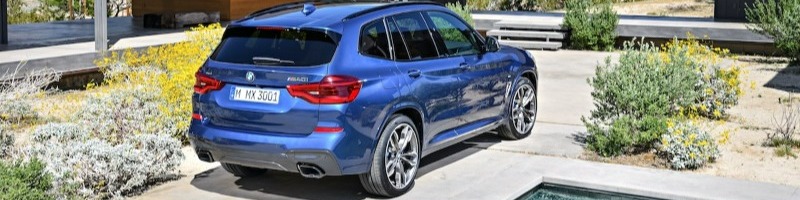 BMW X3 SUV Rear