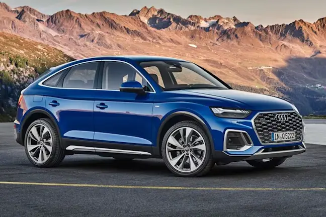 Audi Q5 Sportback blue front