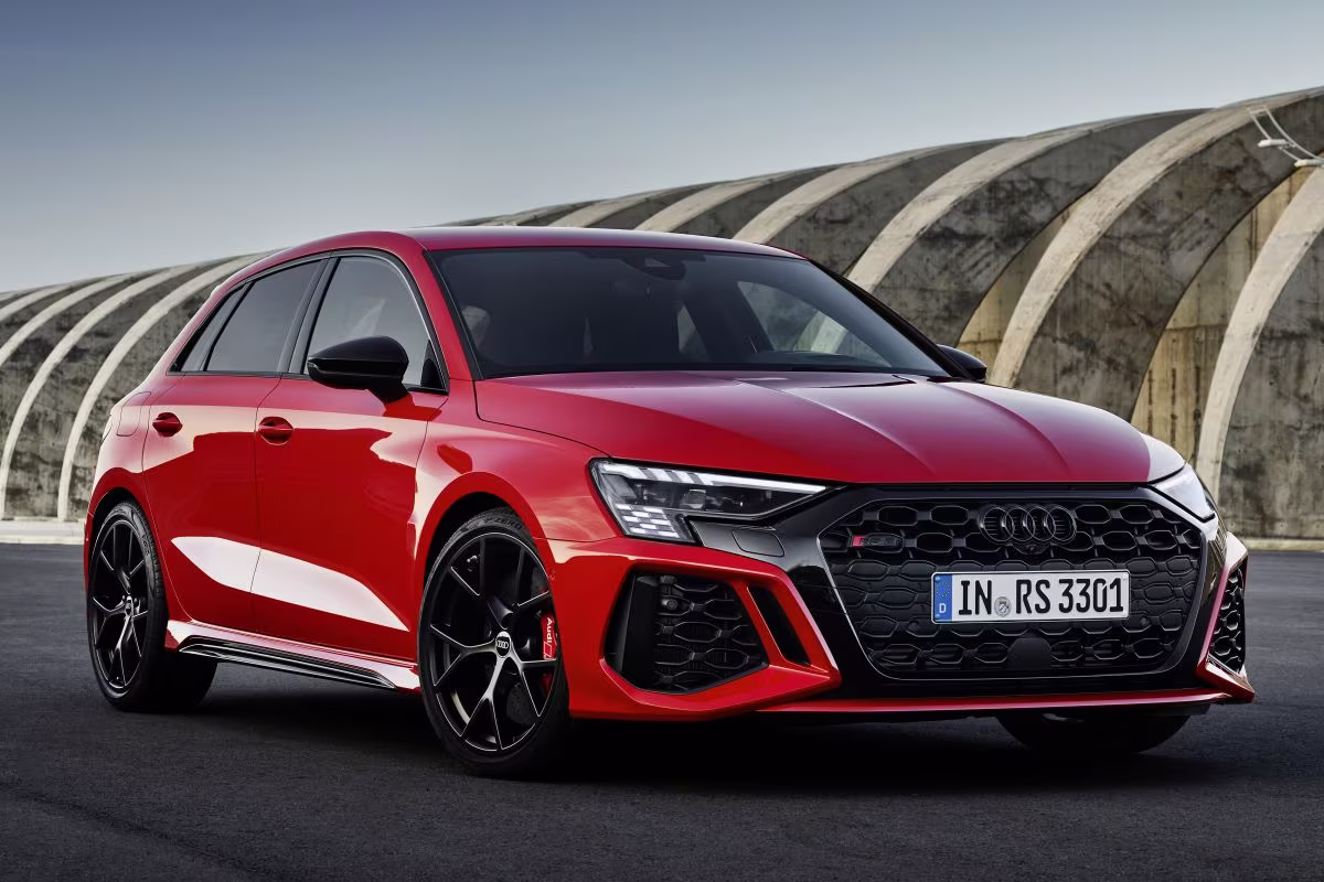 Audi A3 2020 RS3 Sportback red front