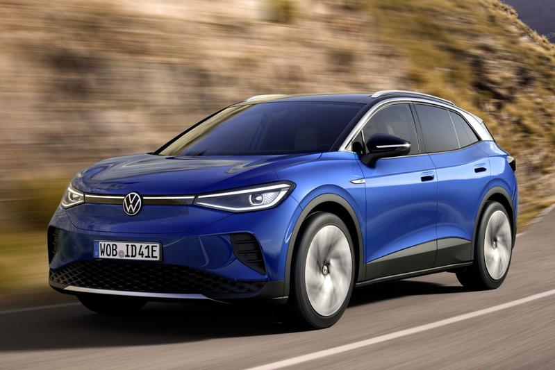 Volkswagen ID.4 2020 blue front