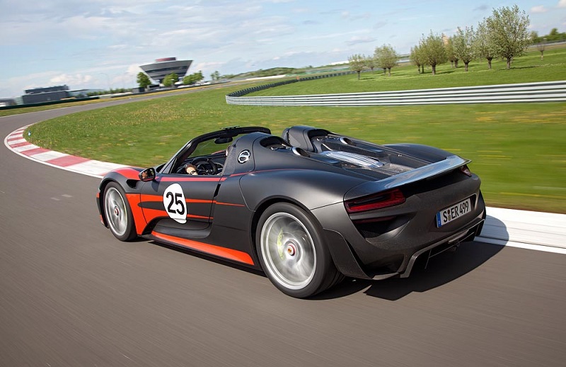 Porsche 918 Cabrio hardtop Automaat Rear