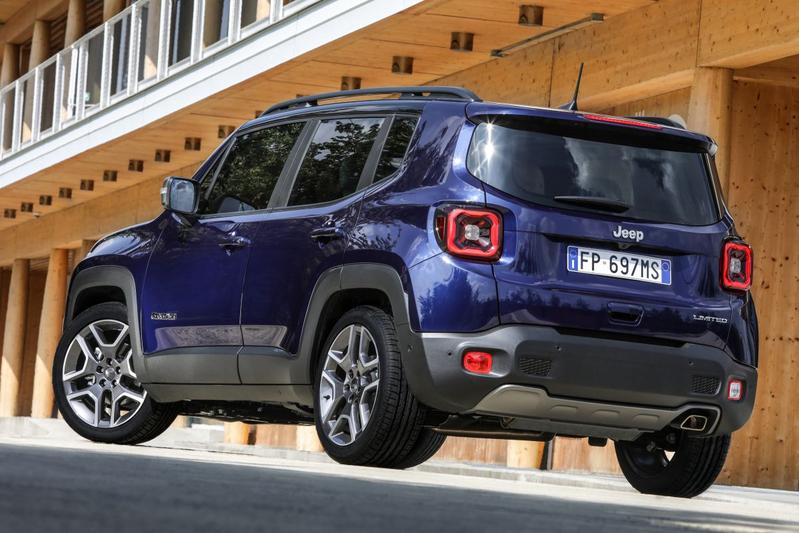 Jeep Renegade 2014 blue rear