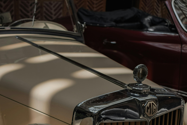 MG TD Midget white front