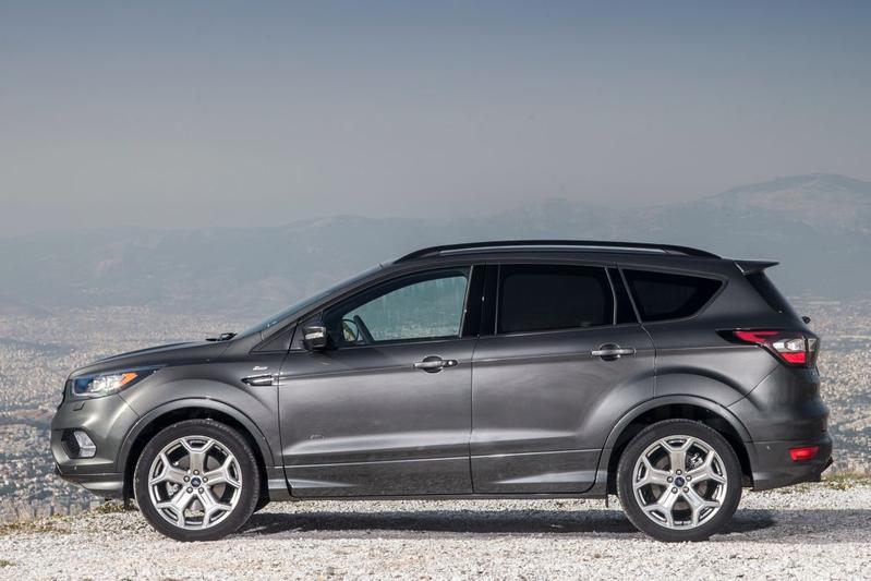 Ford Kuga 2013-2019 silver side view
