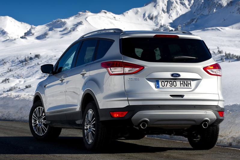 Ford Kuga 2013-2019 silver rear