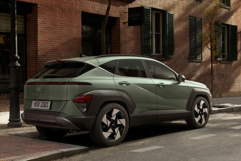 Hyundai Kona 2023+ green rear