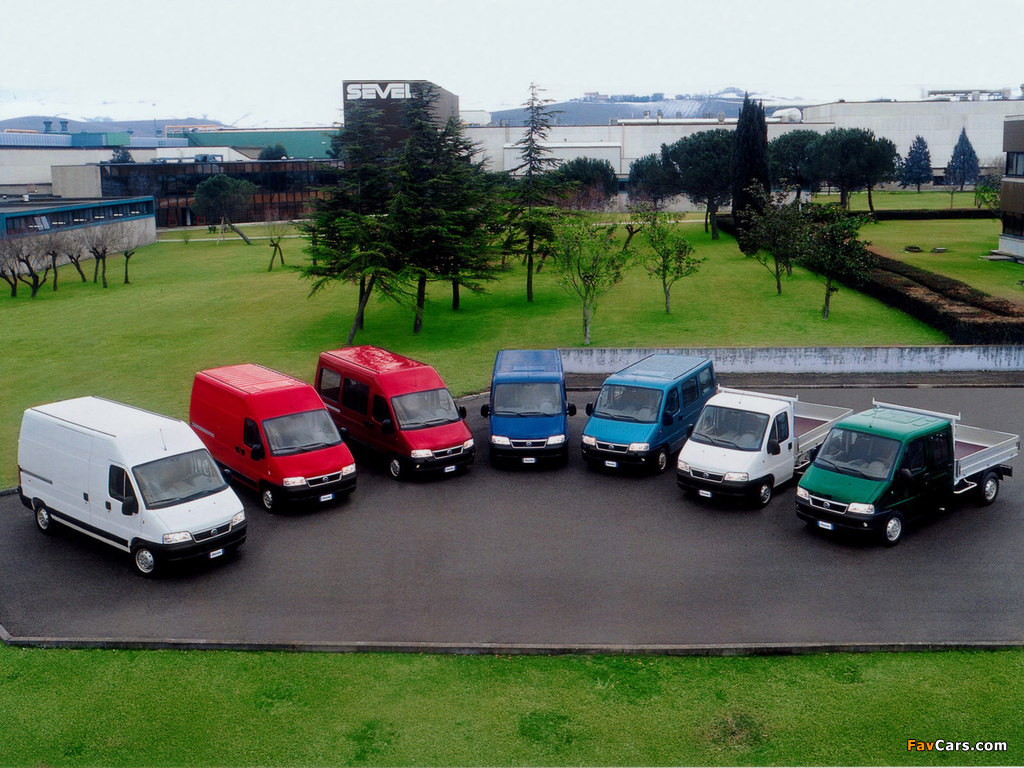 Fiat Ducato: verschillende modellen