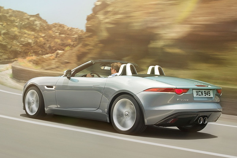 Jaguar F-TYPE Cabrio softtop Rear