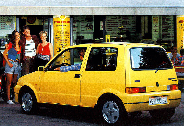 Fiat Cinquecento Hatchback Handgeschakeld 1100 Sporting Rear