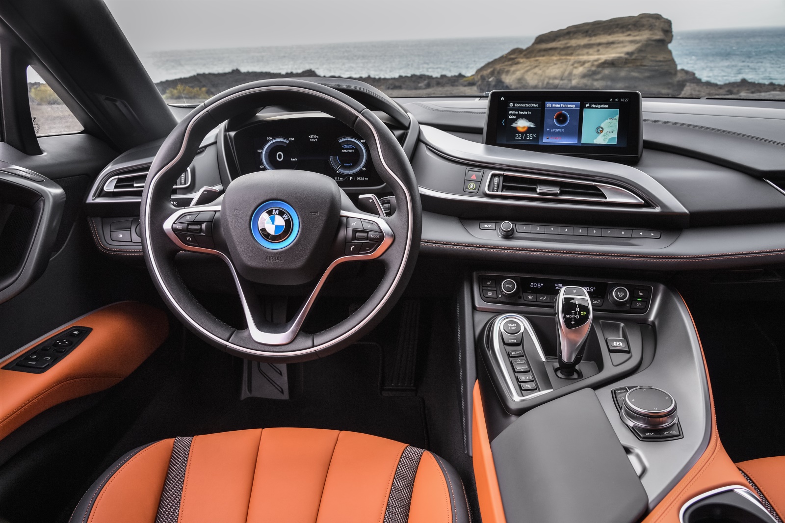 BMW i8 Cabrio softtop Automaat Interior